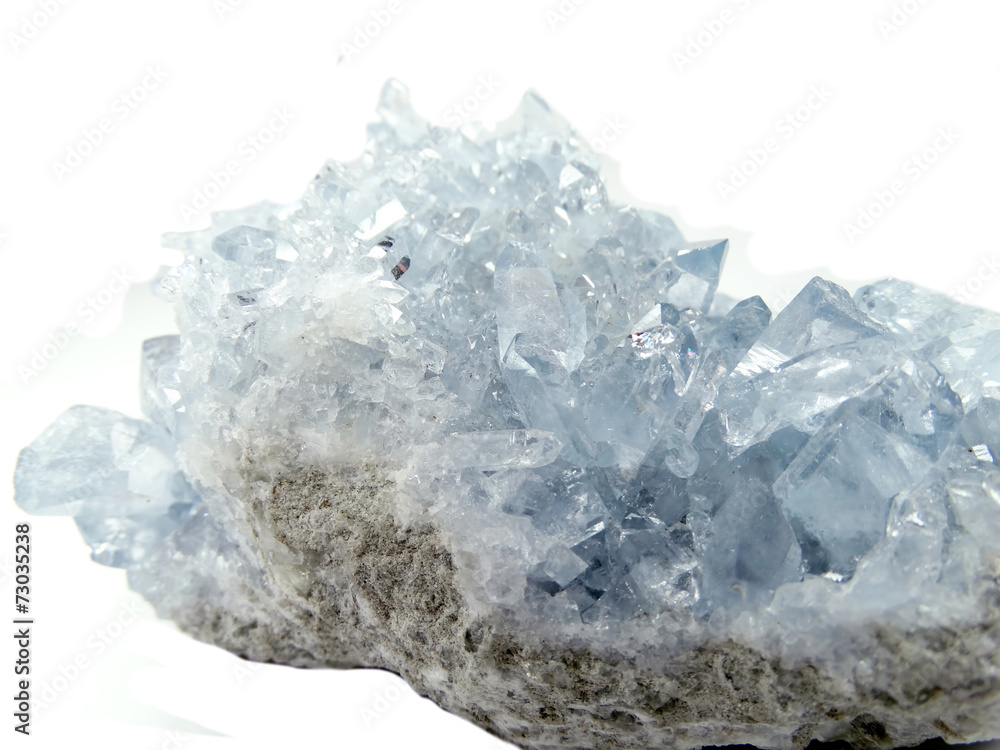 celestite geode geological crystals