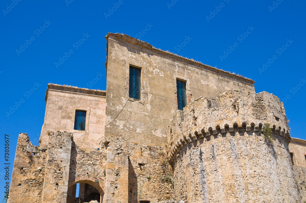 Swabian Castle of Rocca Imperiale. Calabria. Italy.