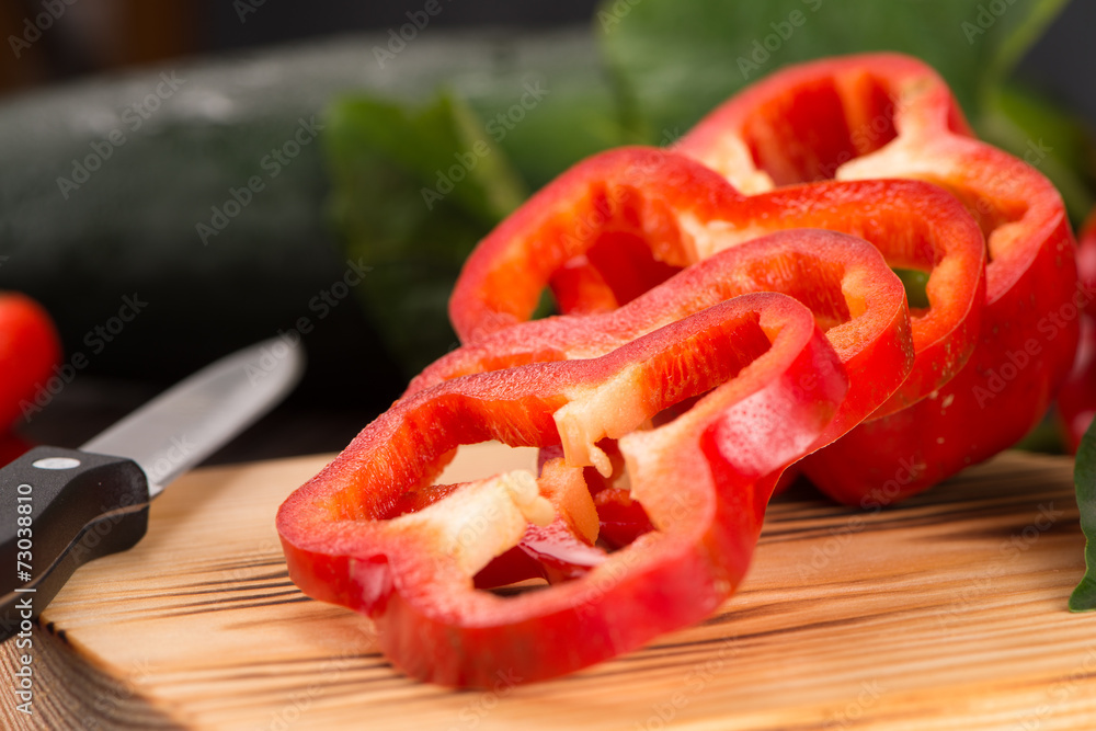 Colored bell peppers Colored bell peppers