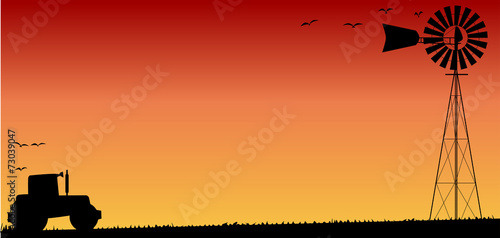 Farmers Sunset