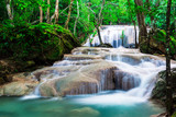 Waterfall in the Jungle at Erawan National Park