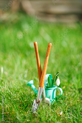 time for garden now…. decorative small gardening tools and sno