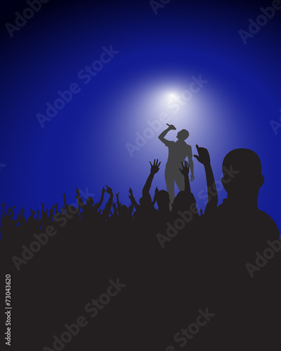 at the concert