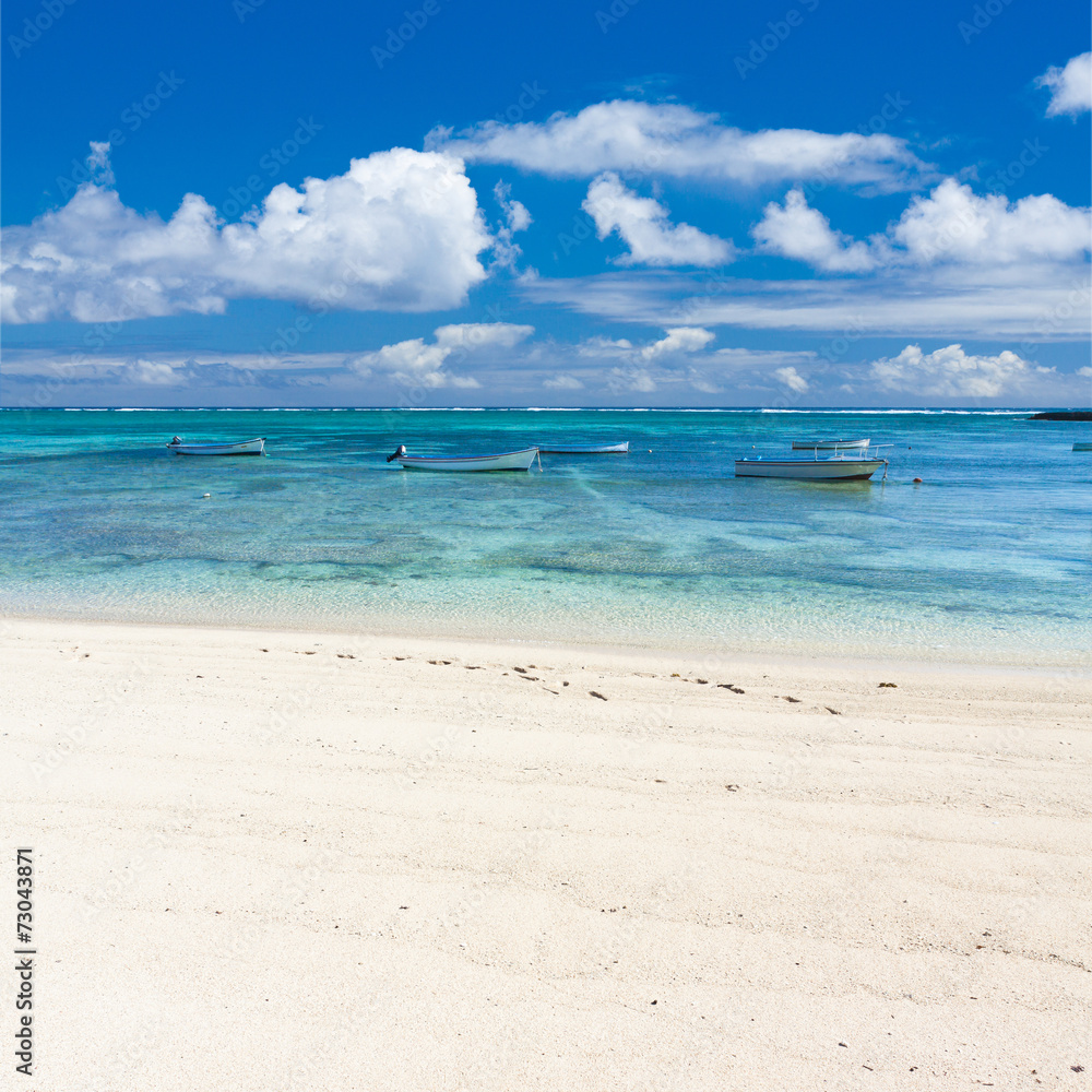 plage et lagon de Cotton Bay, île Rodrigues