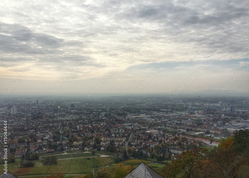 Stadt Heilbronn vom Wartberg aus gesehen