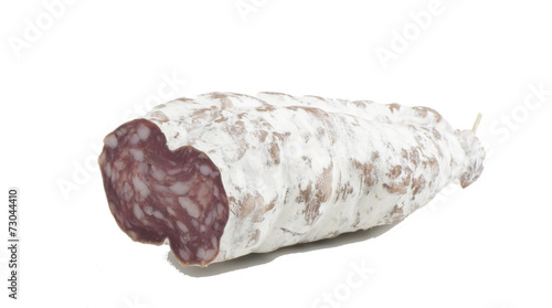 saucisson sec entamé photo