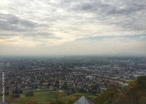 Stadt Heilbronn vom Wartberg aus gesehen