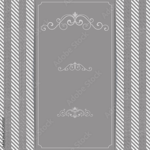 vintage frame on seamless t...