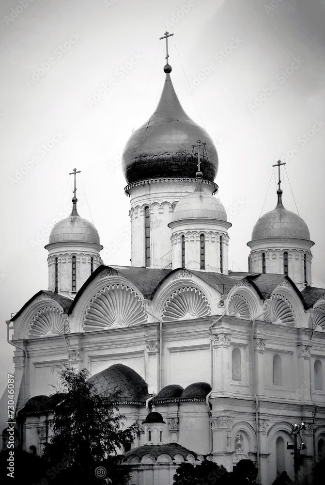Obraz premium Archangels church. Moscow Kremlin. UNESCO World Heritage Site.