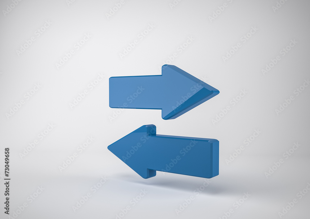 Arrow - blue Arrow - blue