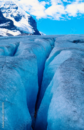 Glacier crevasse