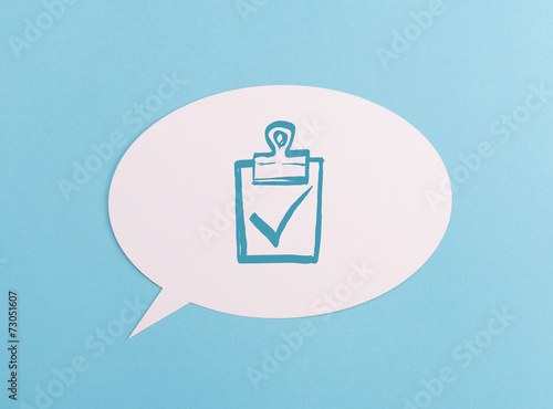 Text Bubble with symbol