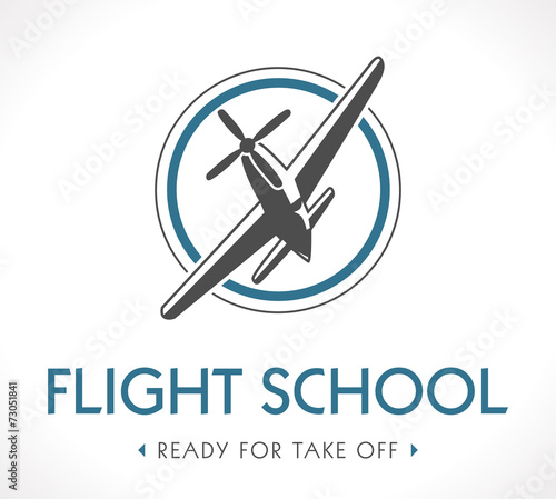 Flight school logo