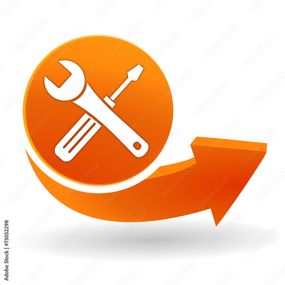 service après vente sur bouton web orange service après vente sur bouton web orange