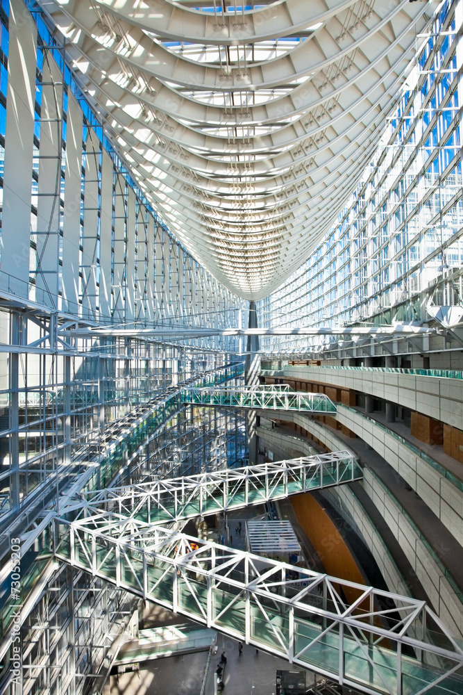 Obraz premium Międzynarodowe Forum w Tokio, Japonia.