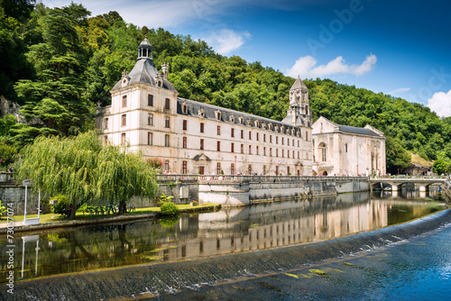 An ancient Benedictine Abbey of Brantome, France