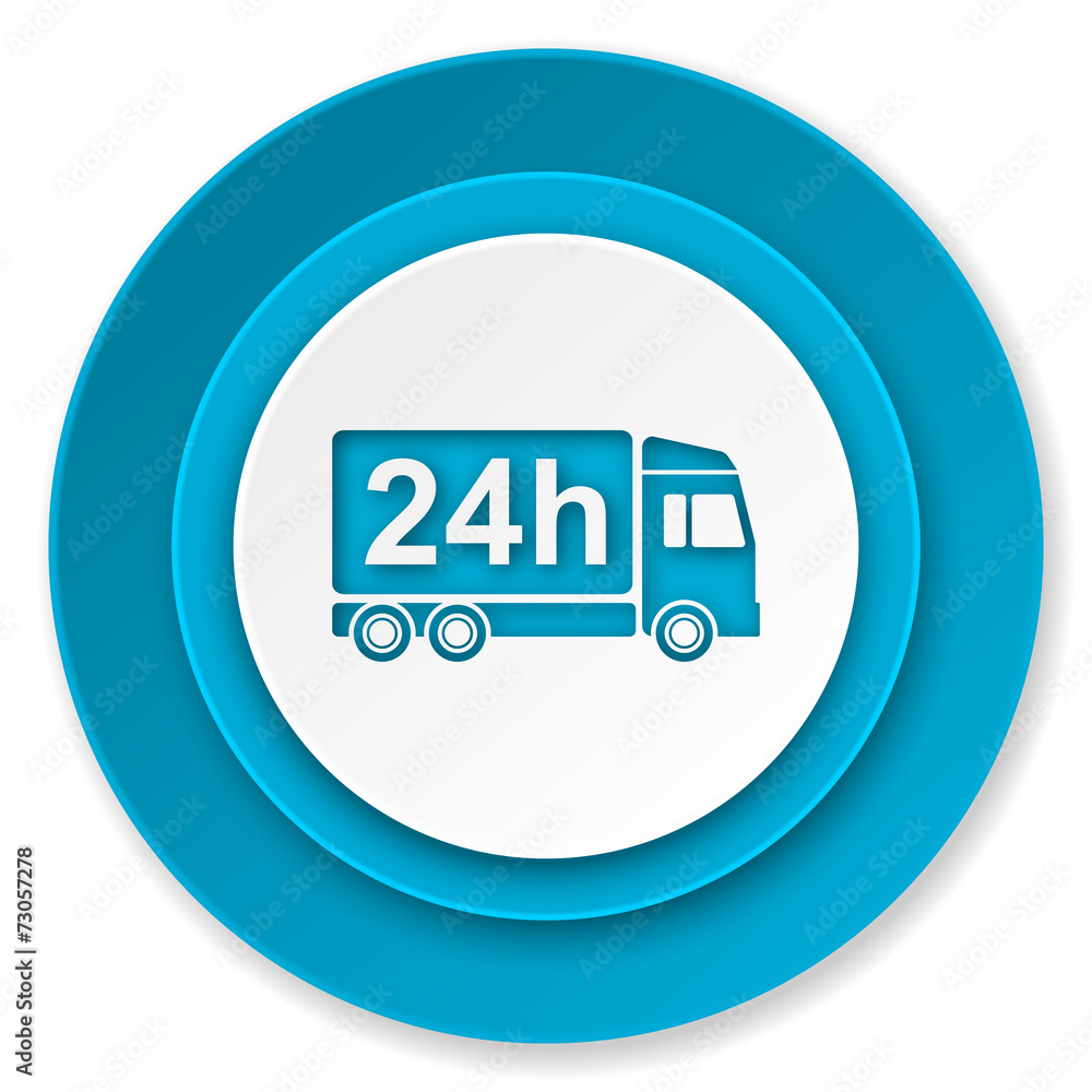 delivery icon, 24h shipping sign delivery icon, 24h shipping sign