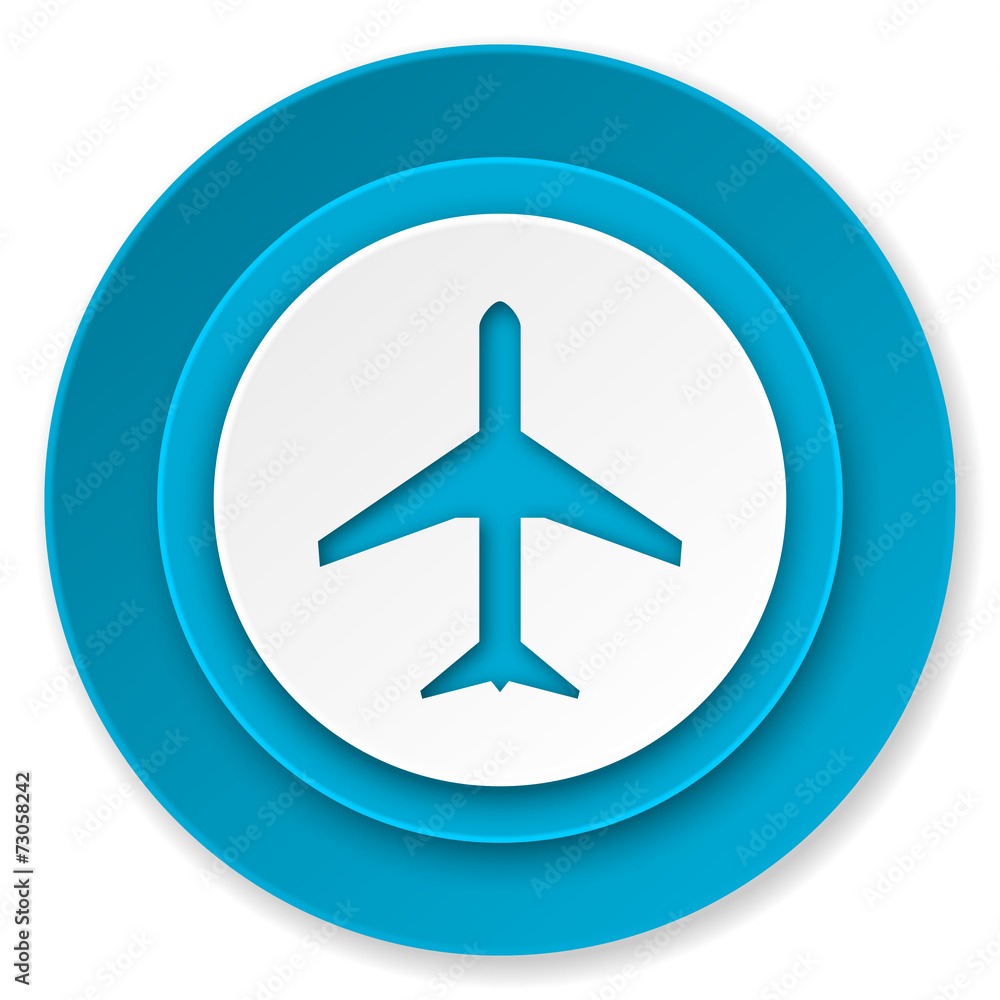 plane icon, airport sign