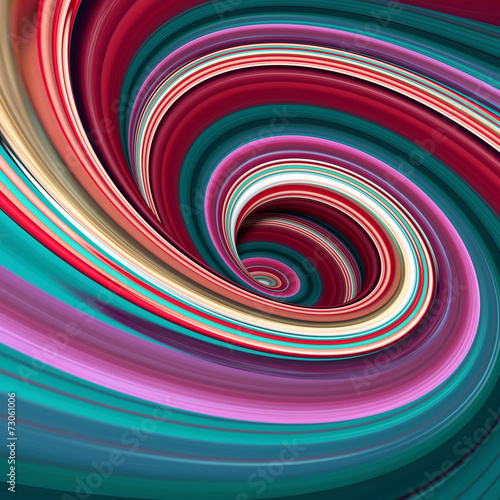 Carta da parati 3D Tunnel - Carta da parati abstract 3d background, striped spiral colorful lines