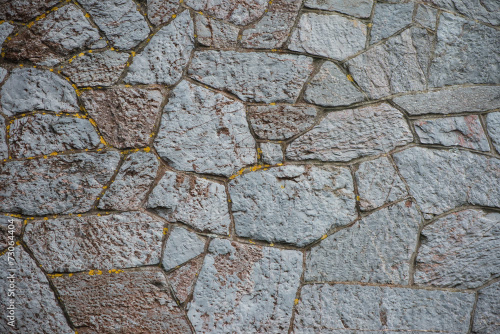 Obraz premium Rough stone wall background