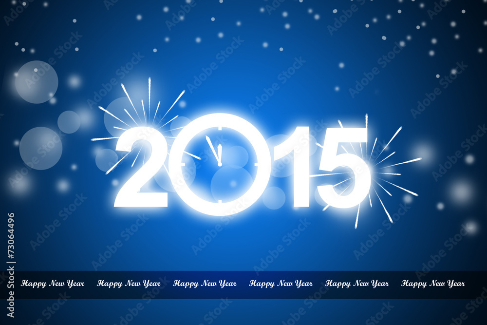 Happy New Year 2015 celebration concept Happy New Year 2015 celebration concept