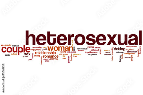 Heterosexual word cloud