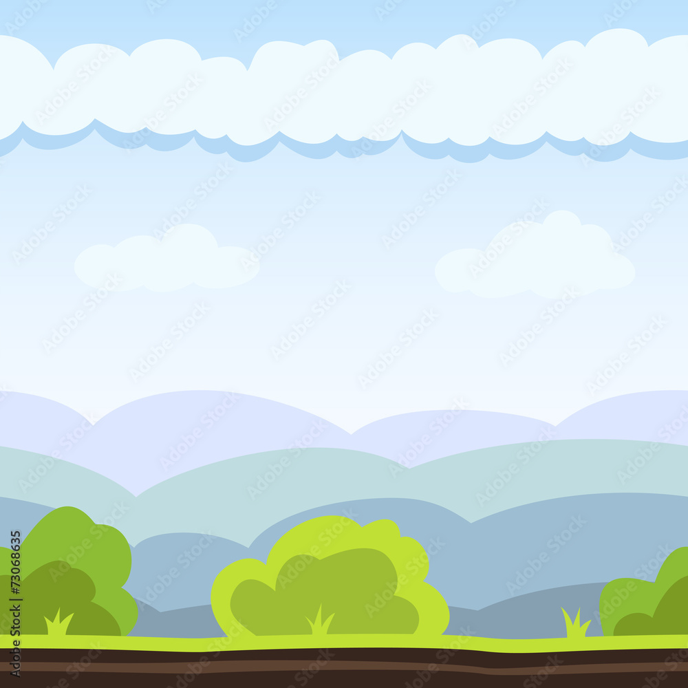 Meadow Game Background Meadow Game Background