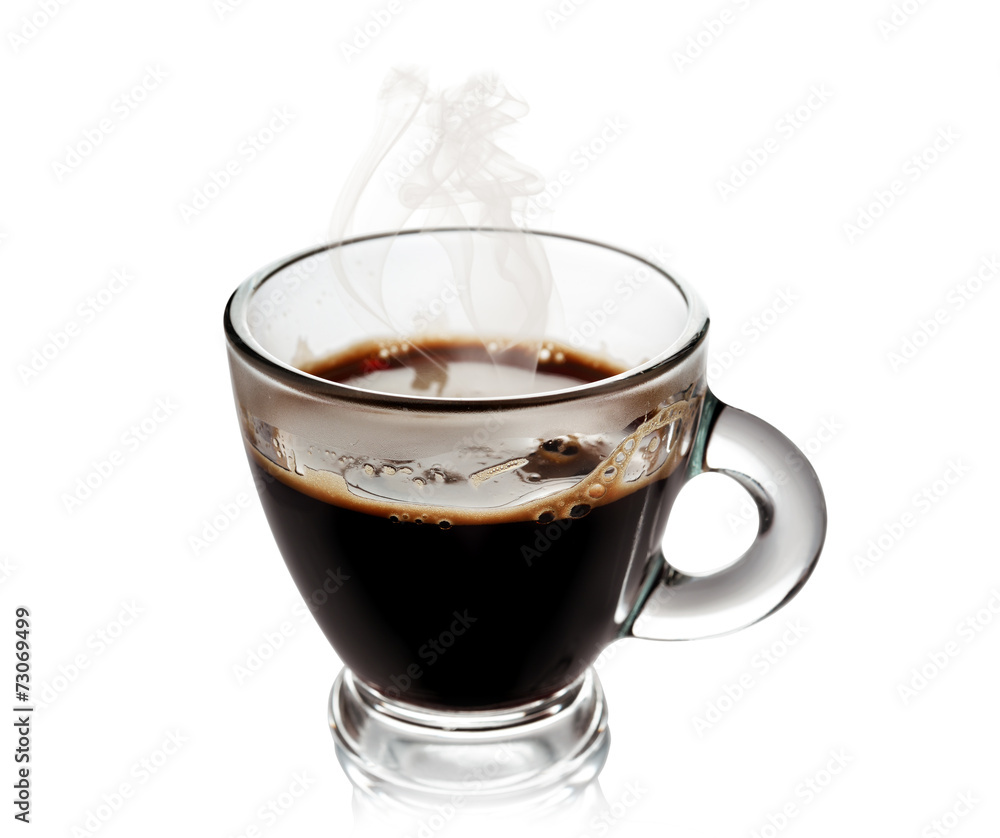 tazzina di caffè fumante tazzina di caffè fumante