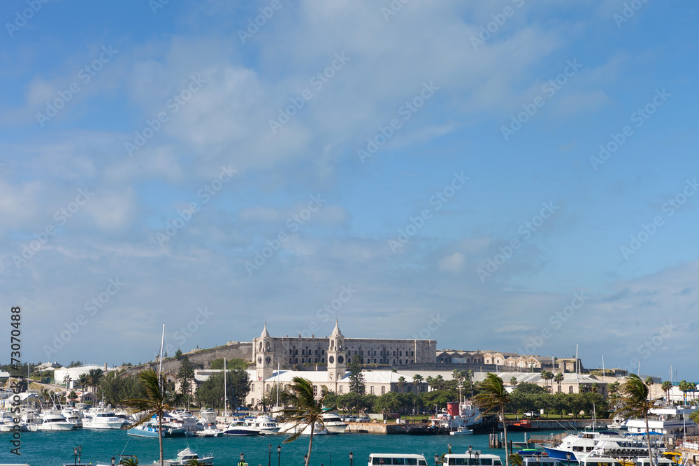 Bermuda Harbor Skyline
