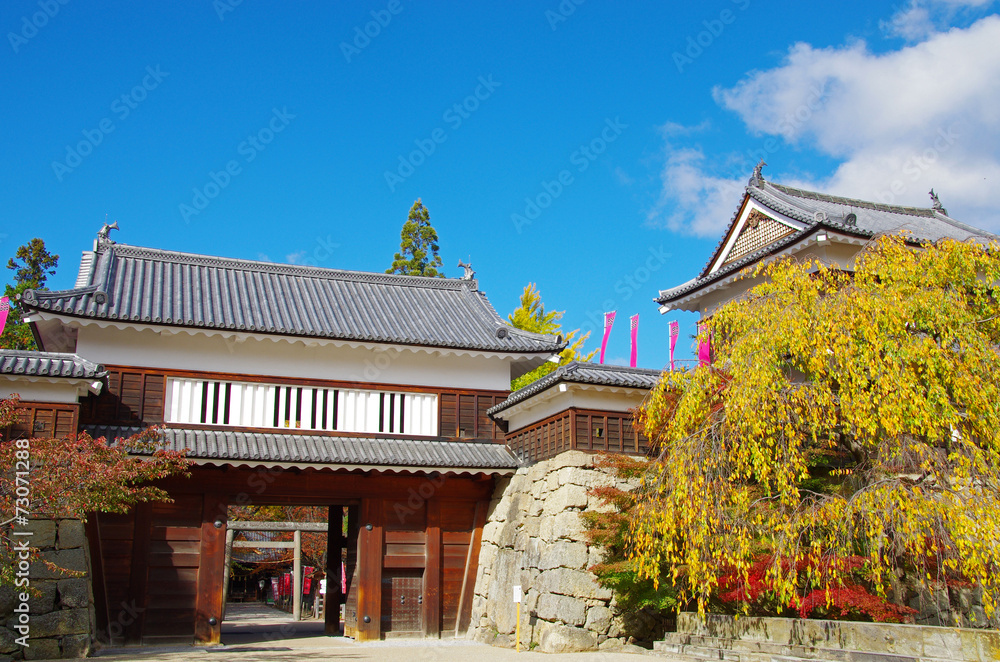 Fototapeta premium 上田城 城門