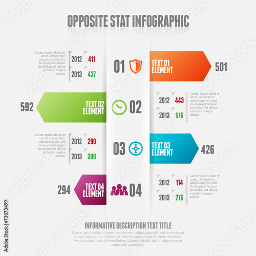 Opposite Stat Infographic