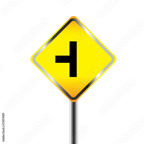 Free Download Caution Sign road on Isolated background - GFXLoad