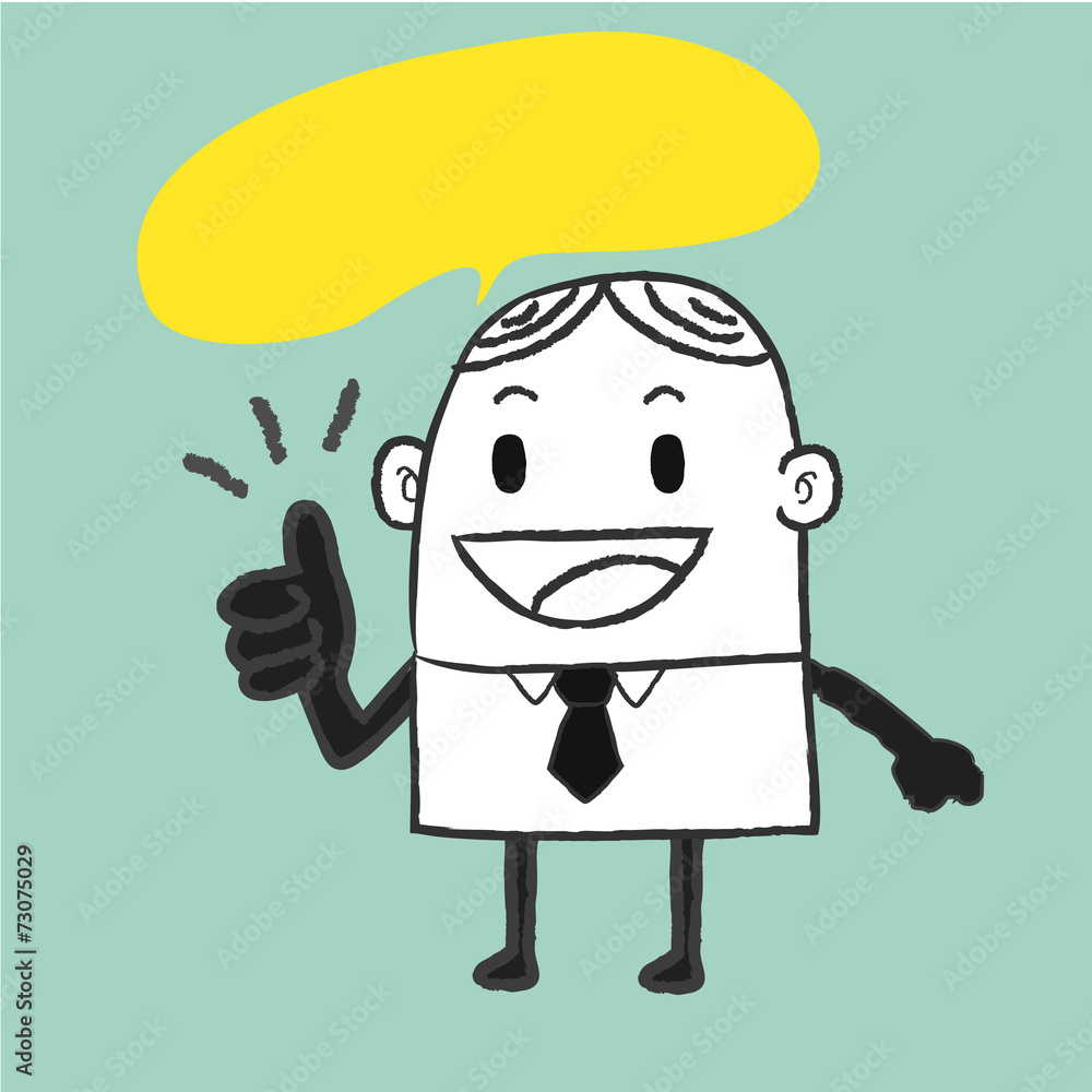 Fototapeta premium Business man good