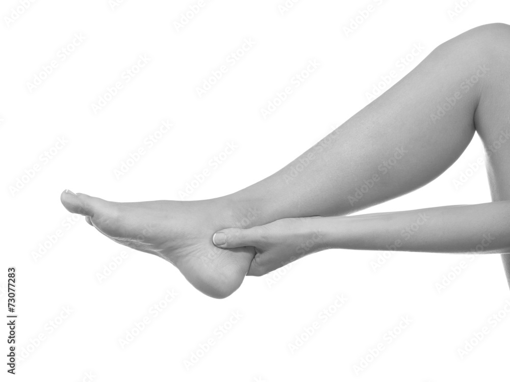 Human Ankle pain medical health care concept. Human Ankle pain medical health care concept.