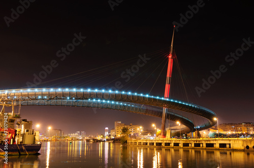 Obraz na płótnie Pescara Ponte del Mare w salonie