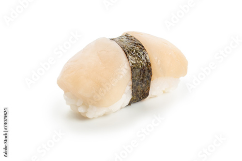 hotategai nigiri sushi photo