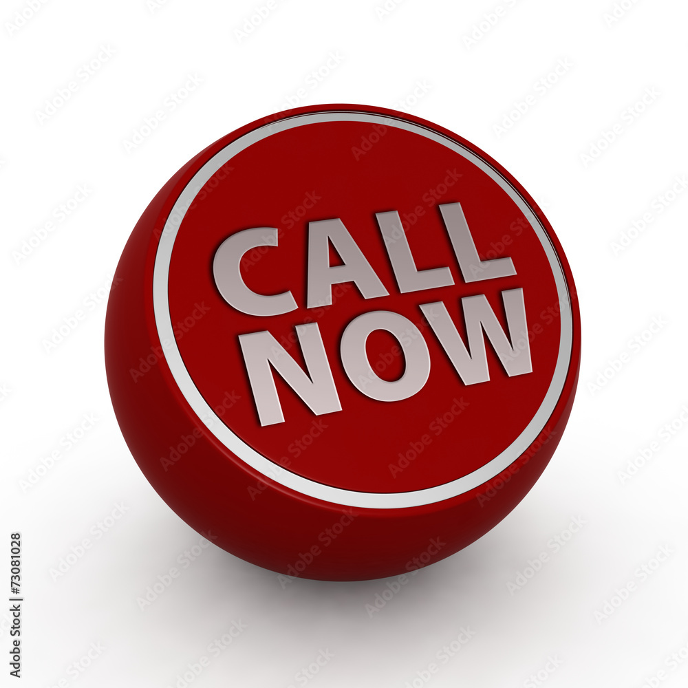 call now circular icon on white background call now circular icon on white background
