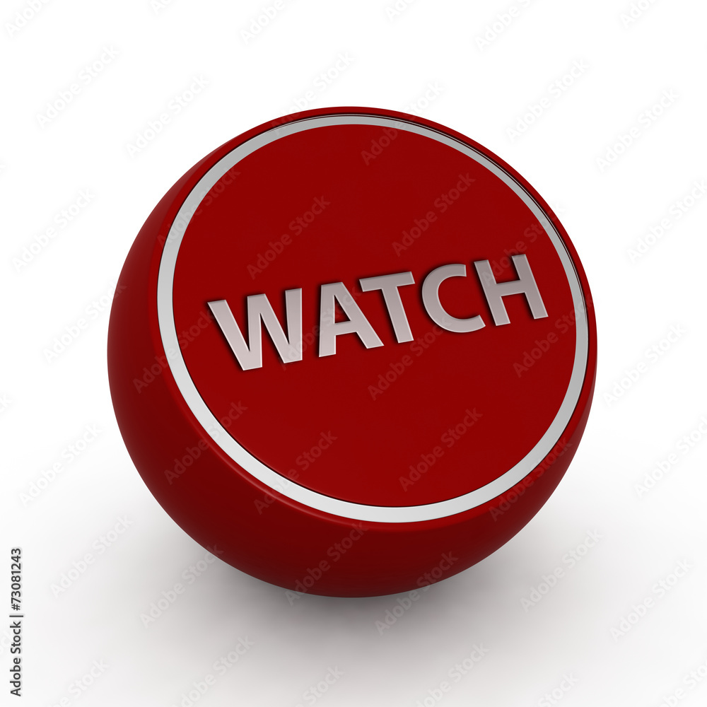 watch circular icon on white background watch circular icon on white background