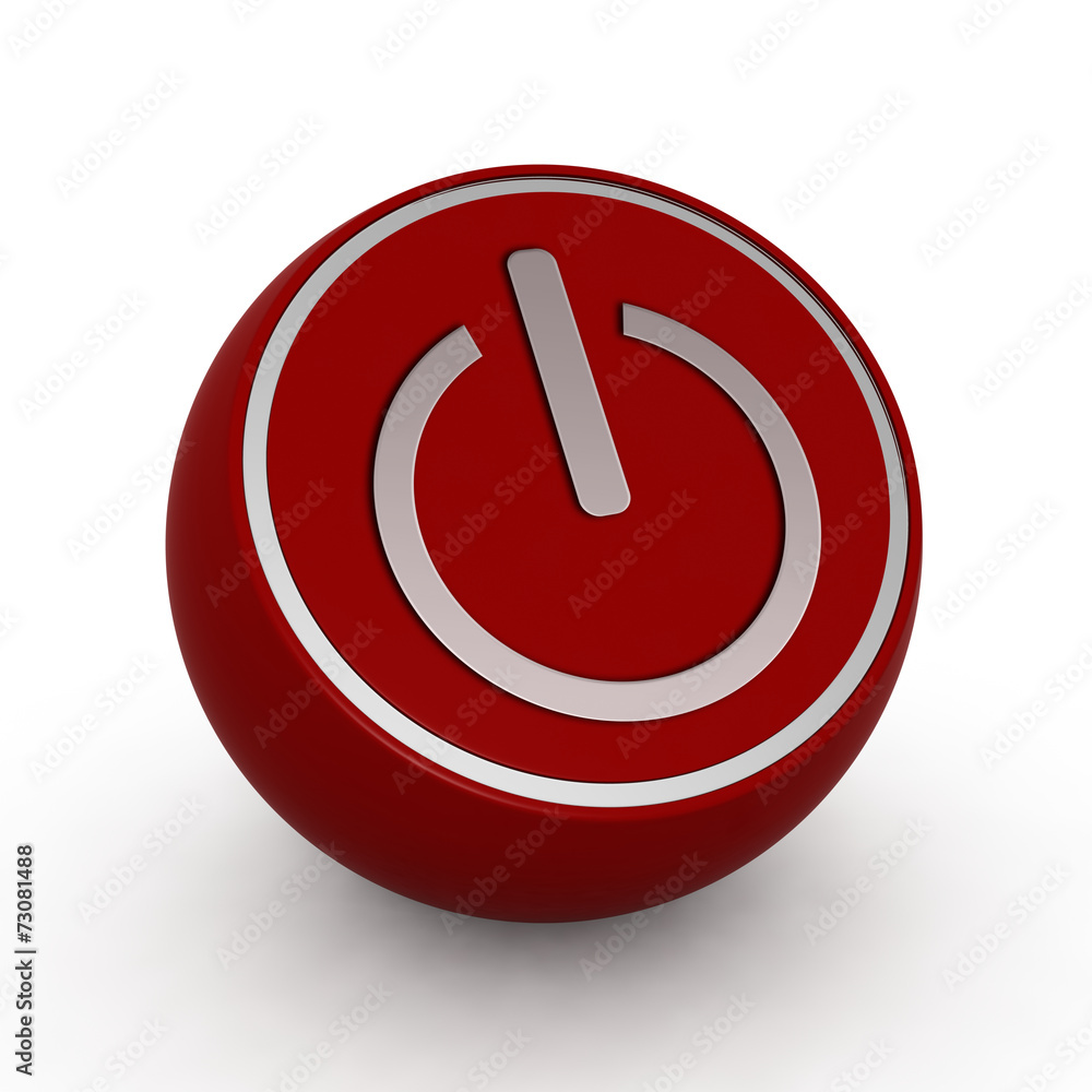 power circular icon on white background power circular icon on white background