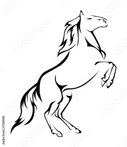 Horse Symbol Vector Illustration