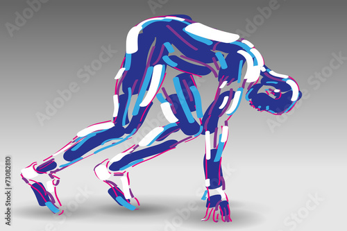 sprinter wektor