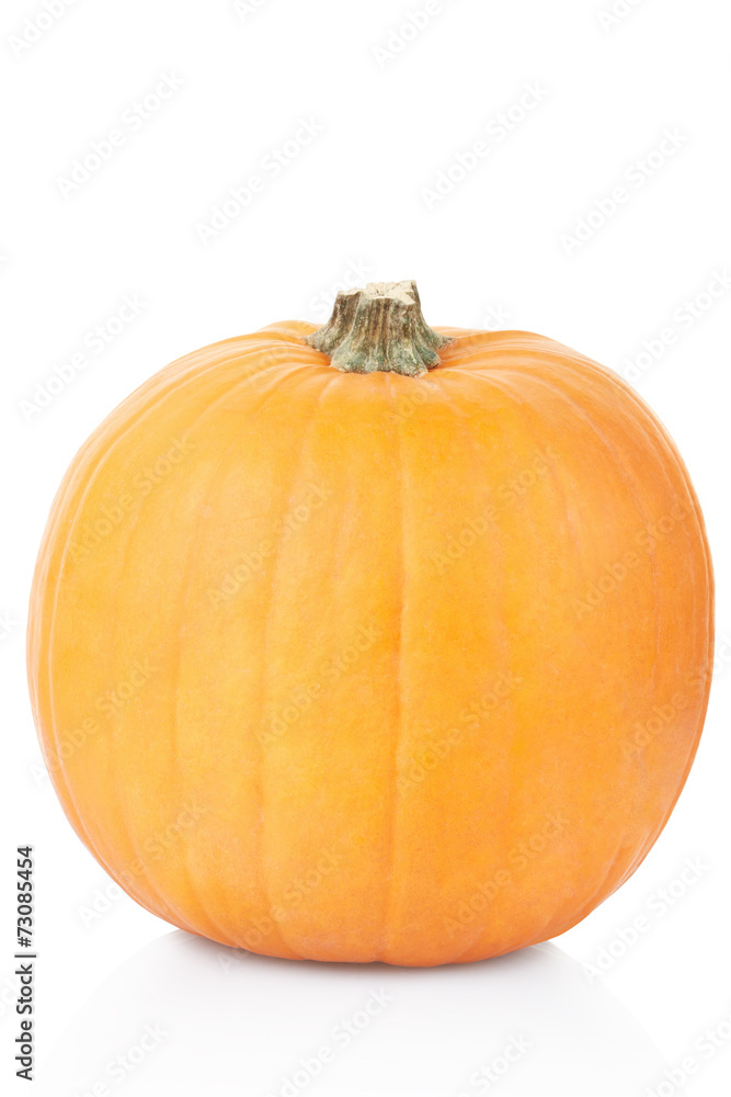 Obraz premium Orange pumpkin isolated on white, clipping path