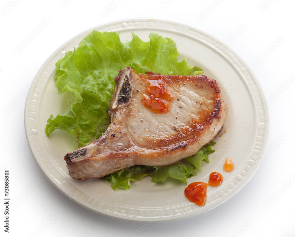Fried pork cutlet