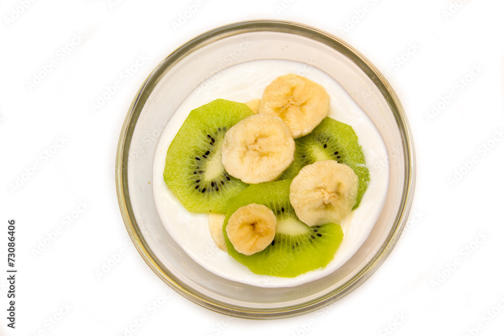 Yogurt with kiwi and banana from Yogurt with kiwi and banana from