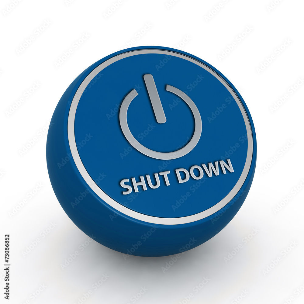 power circular icon on white background power circular icon on white background