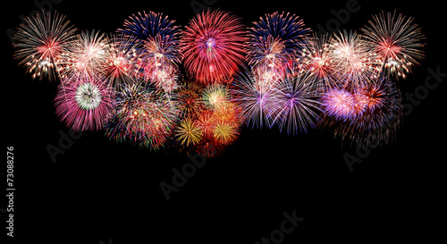 colorful fireworks