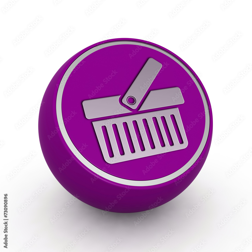 shopping cart circular icon on white background shopping cart circular icon on white background