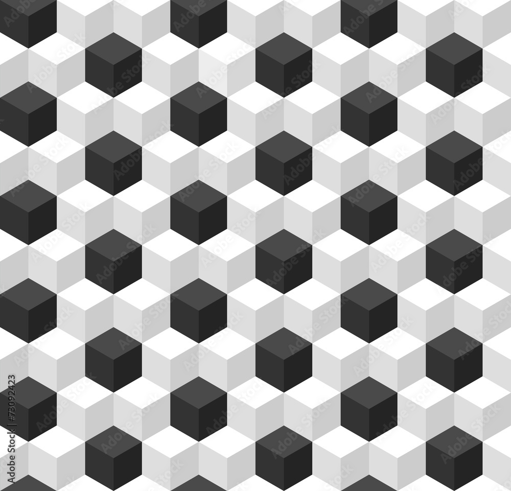 Geometric seamless background with cubes Geometric seamless background with cubes