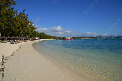  picturesque area of  La Pointe aux Canonniers in Mauritius Repu photo