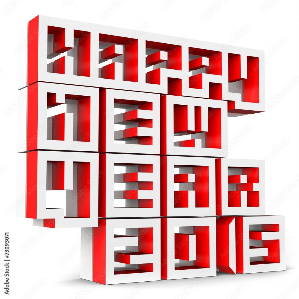 3d Happy new Year 2015 3d Happy new Year 2015